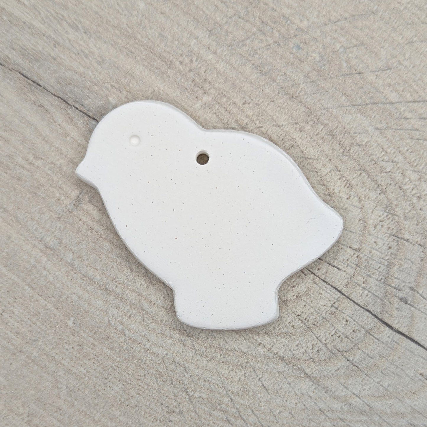 small air dried clay chick decoration, more suitable for small hands and Easter time