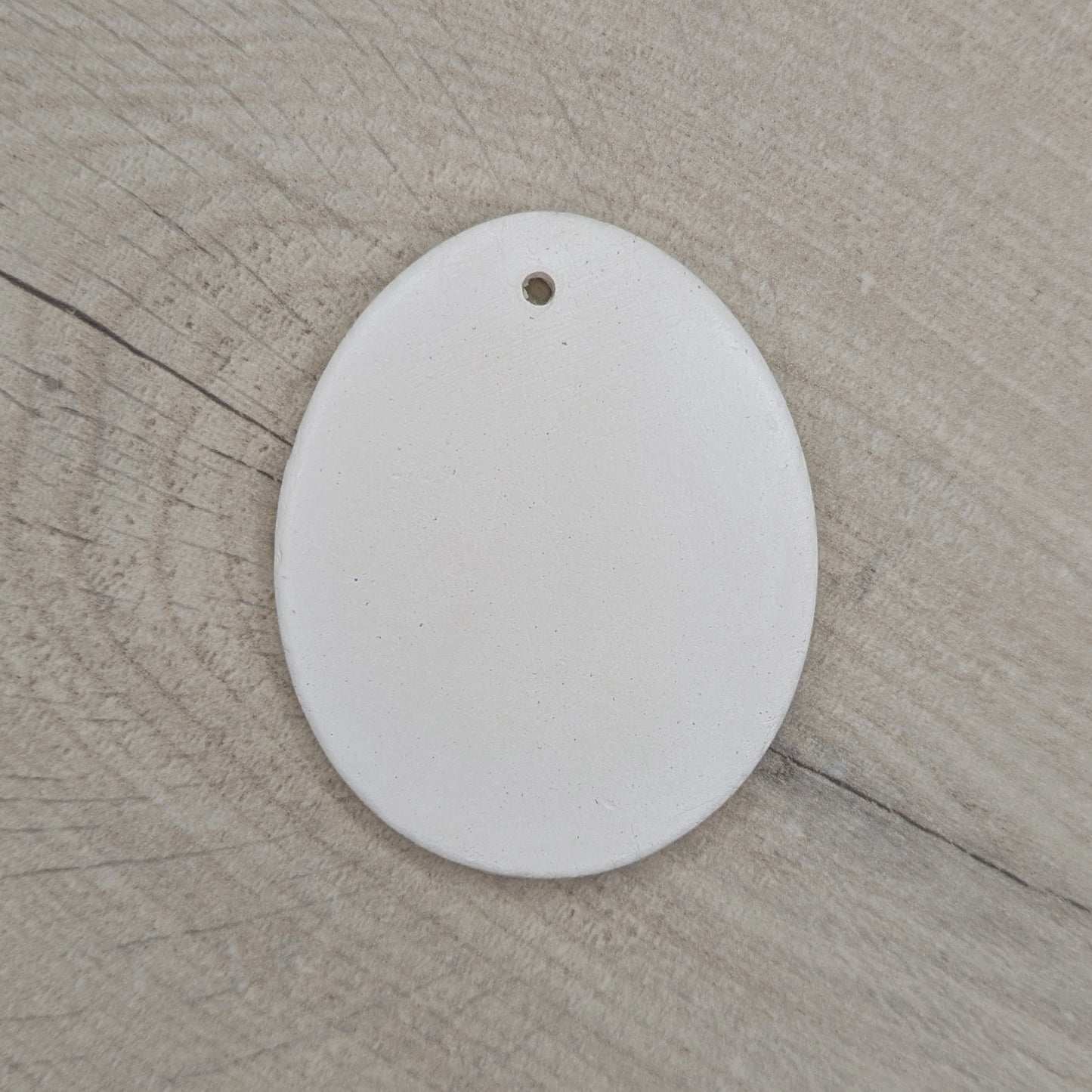 plain easter egg clay decoration