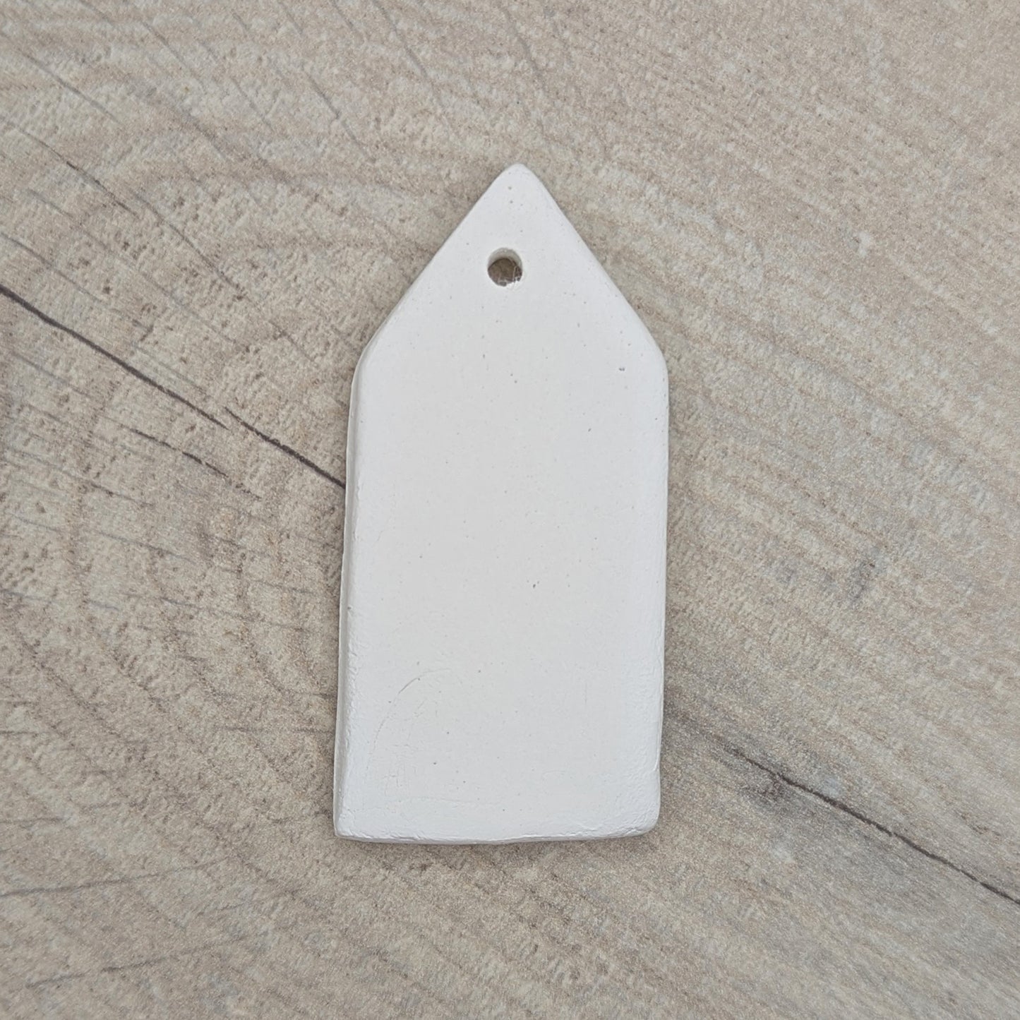mini house / name tag clay decoration