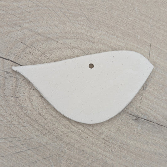 stylised robin clay decoration