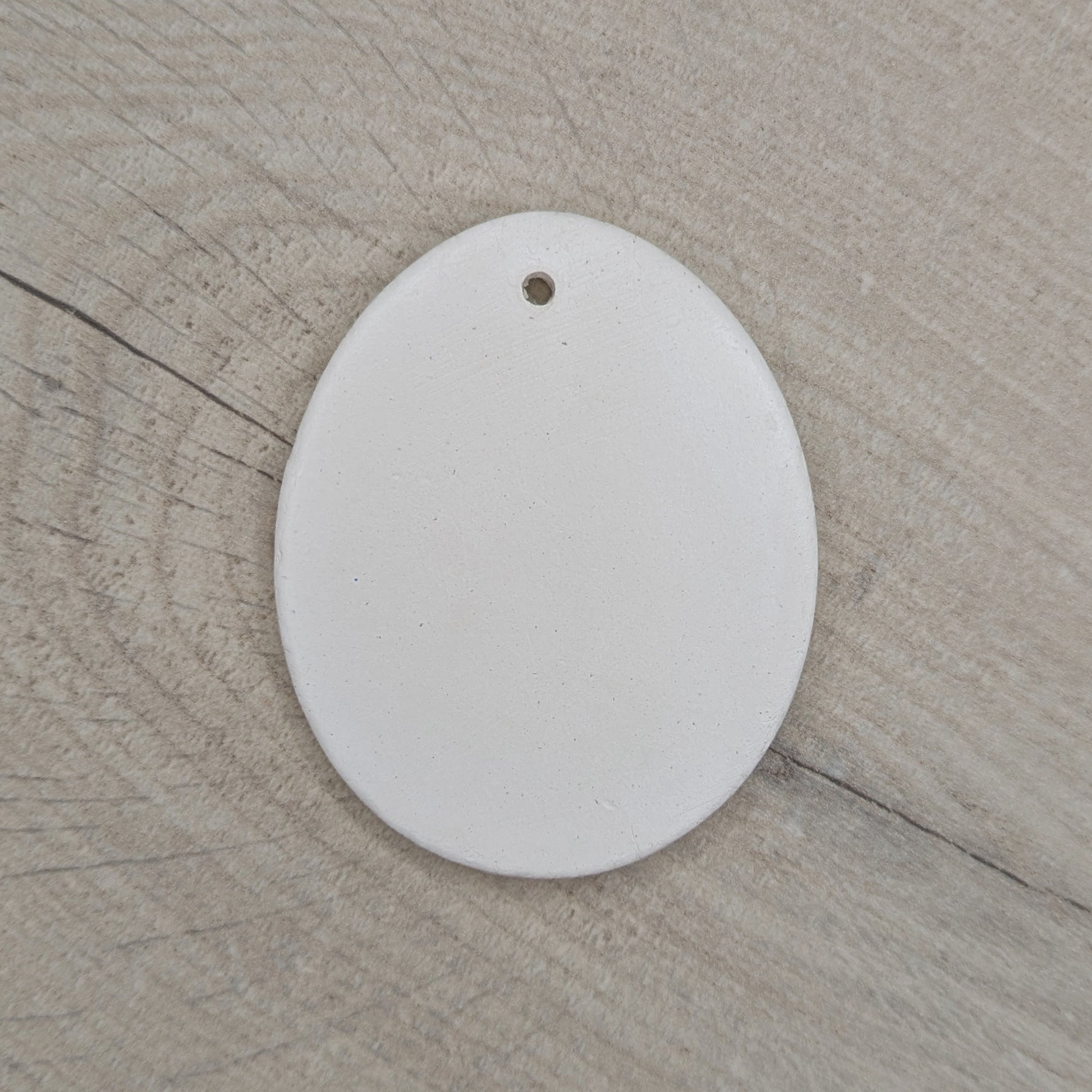 plain easter egg clay decoration