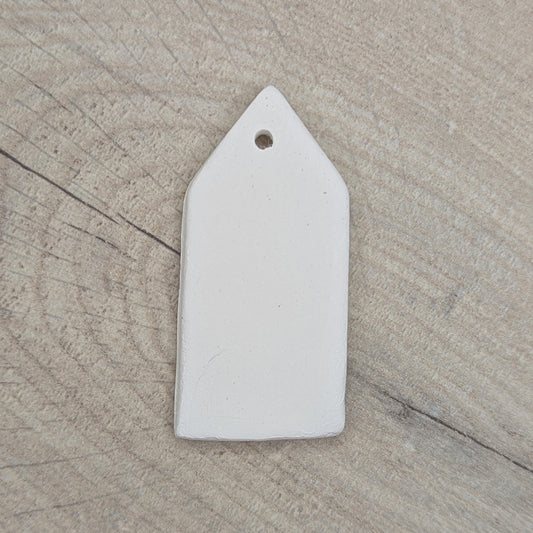 mini house / name tag clay decoration