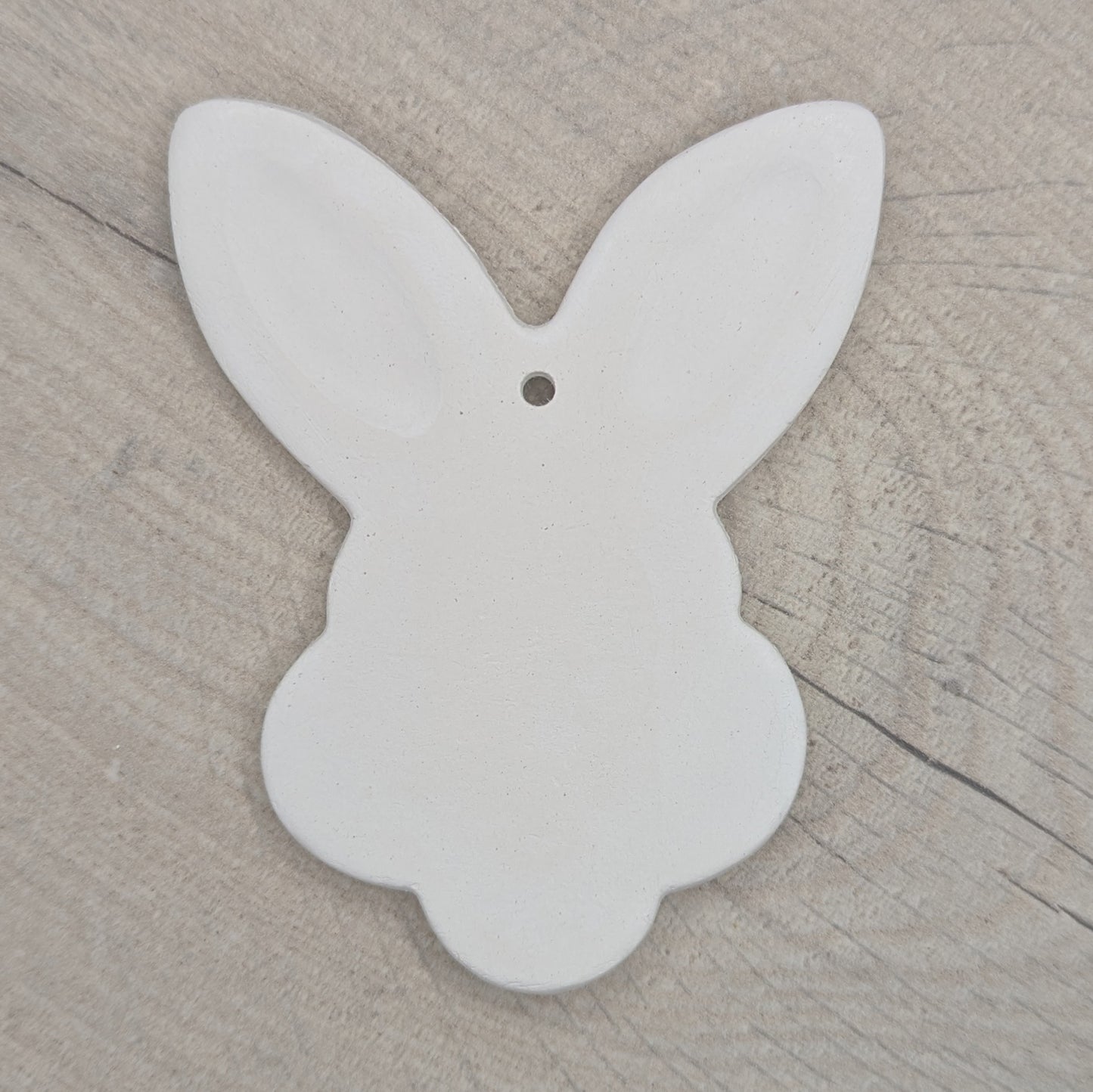 rabbit face clay decoration