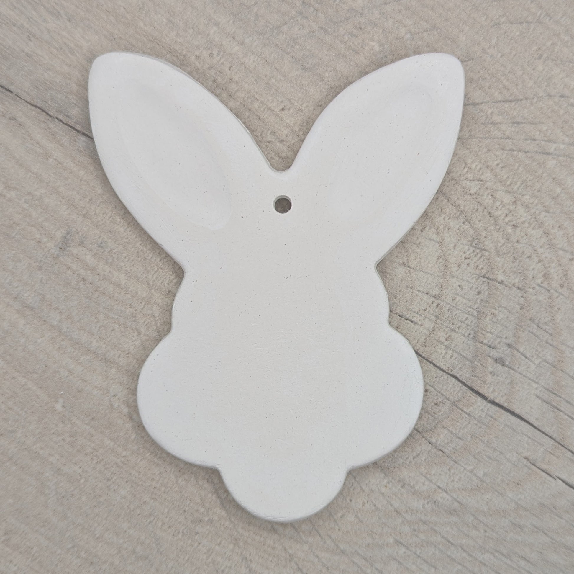 rabbit face clay decoration