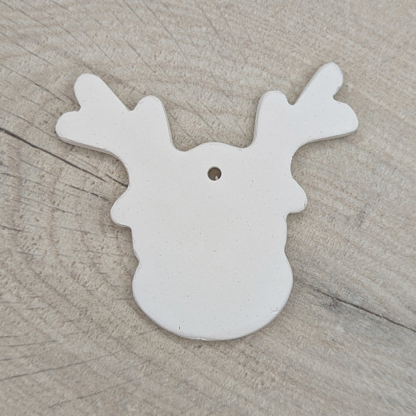 air dried clay reindeer decoration