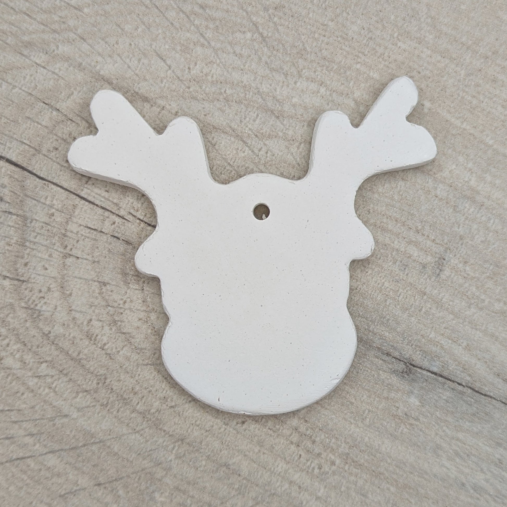 air dried clay reindeer decoration