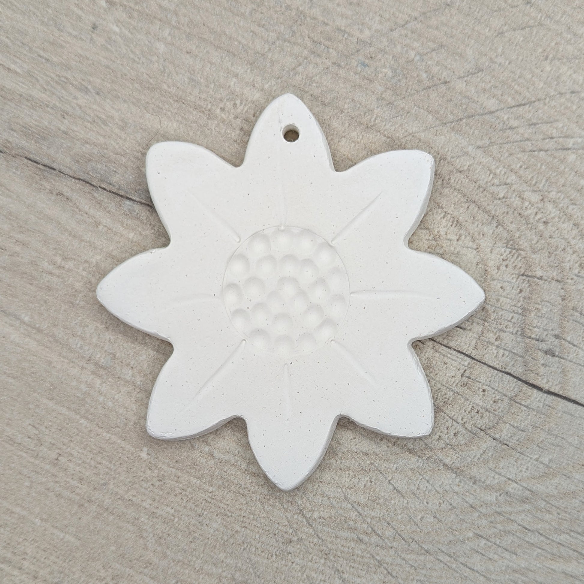 sunflower clay decoration to paint and decorate
