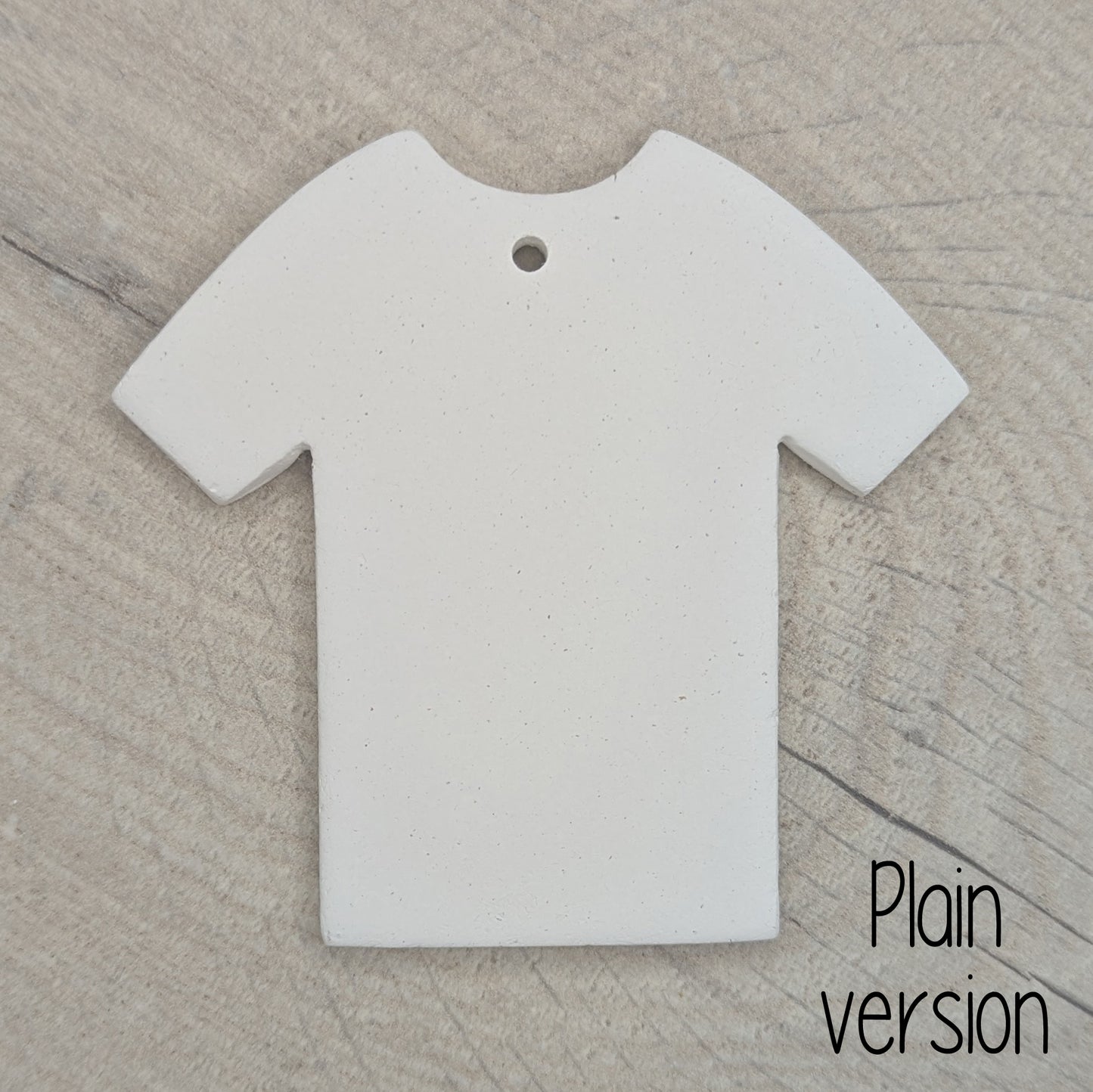 plain air dryed clay decoration