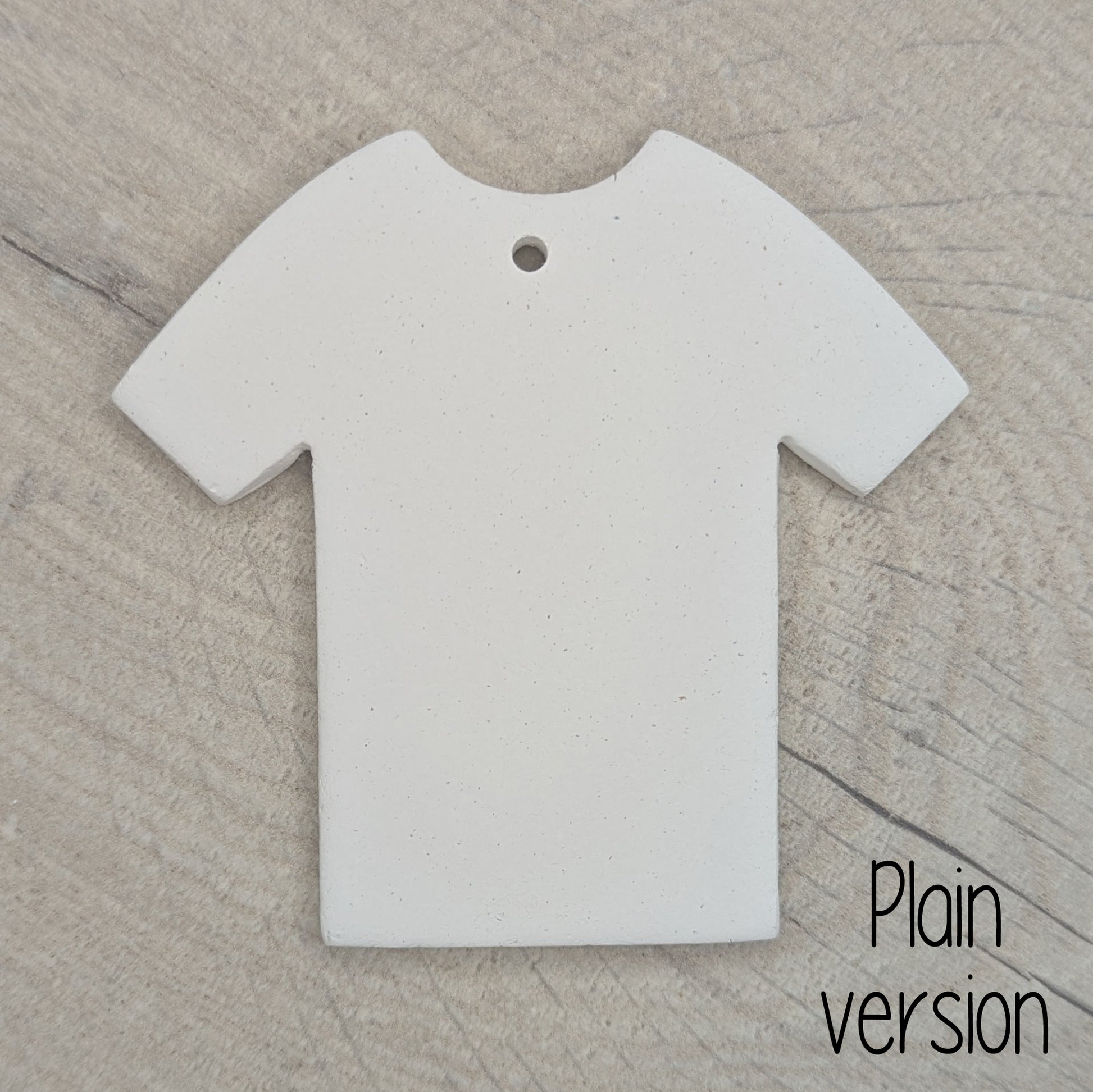 plain air dryed clay decoration